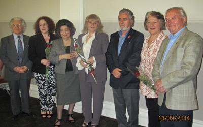 The launching of Dina Amanatides poetry collections