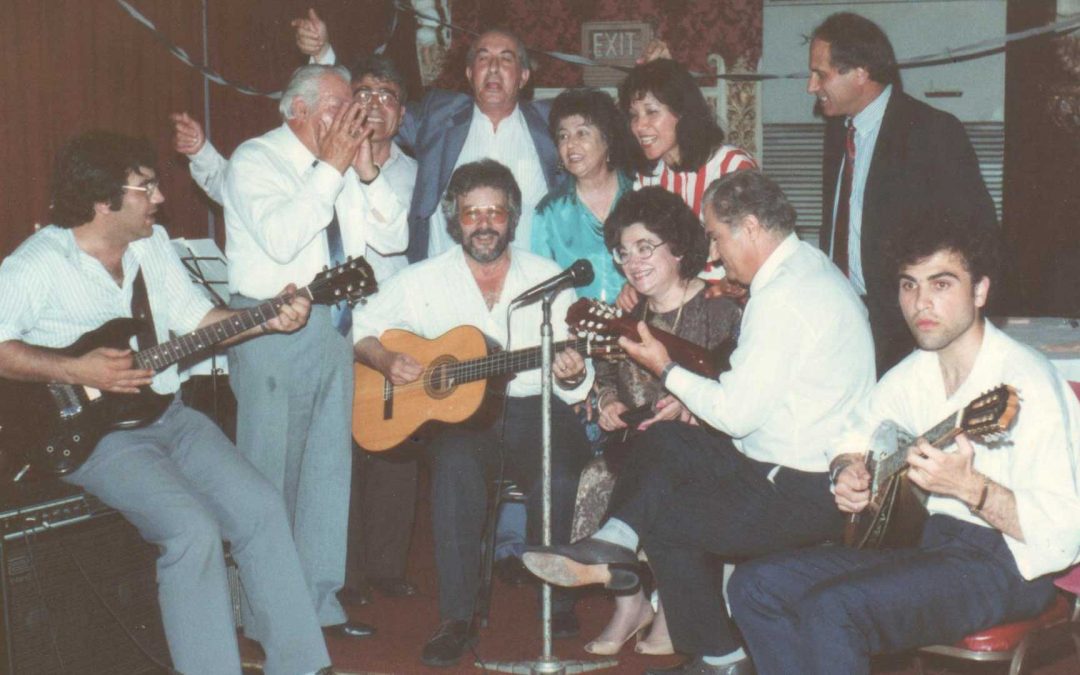 From an event in the 1990s with Kosta Tsikaderis