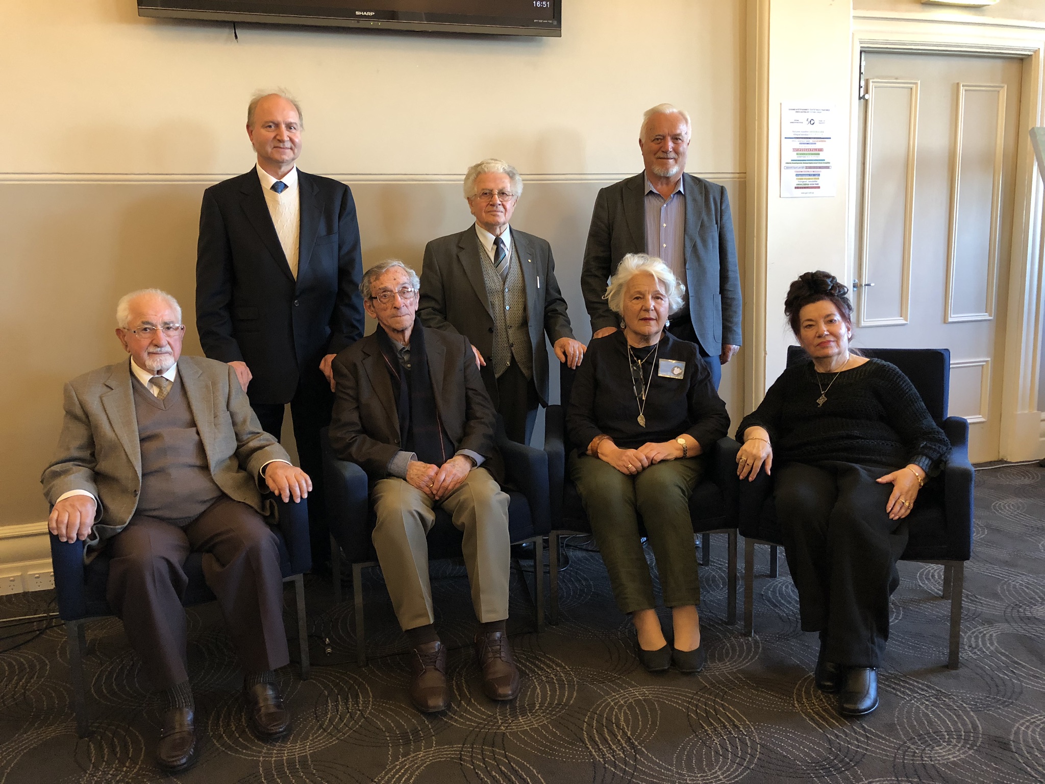 Founding members, past Presidents with current President 5