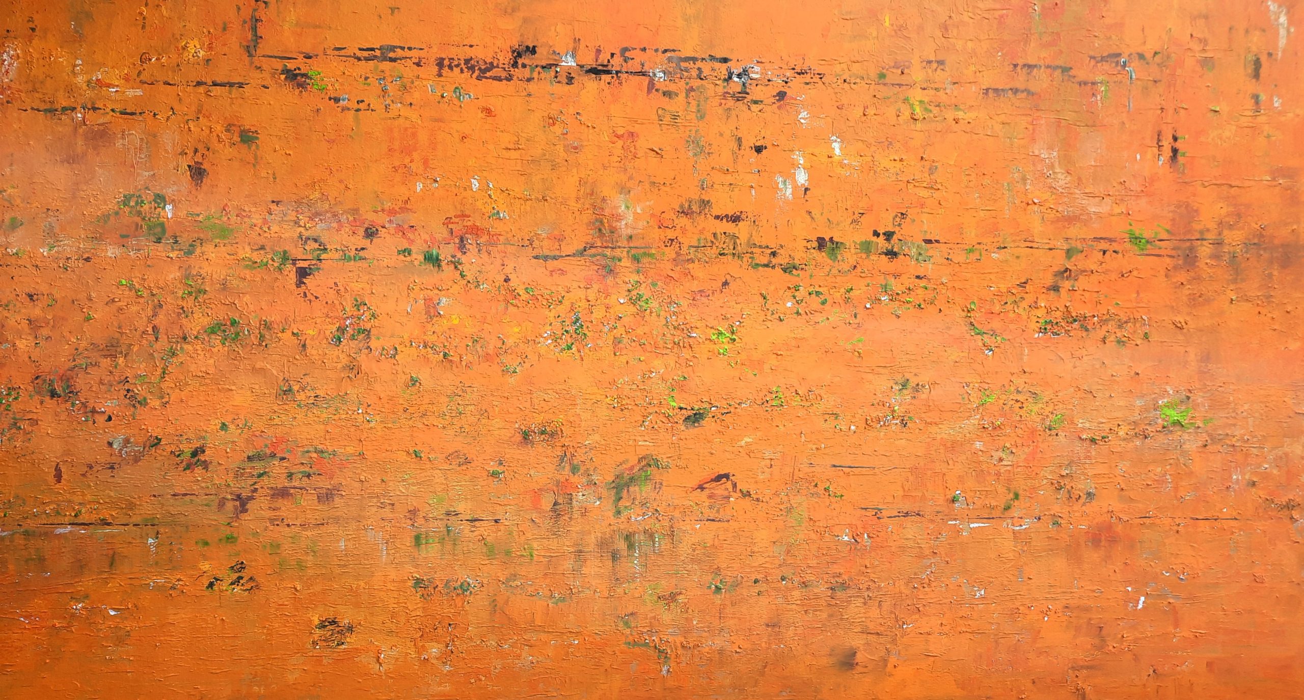 Gold and Amber Shades 76x152cm