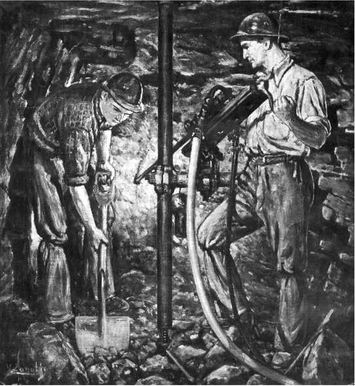 VZanalis The Driller, Yellowdine Mines (1938)