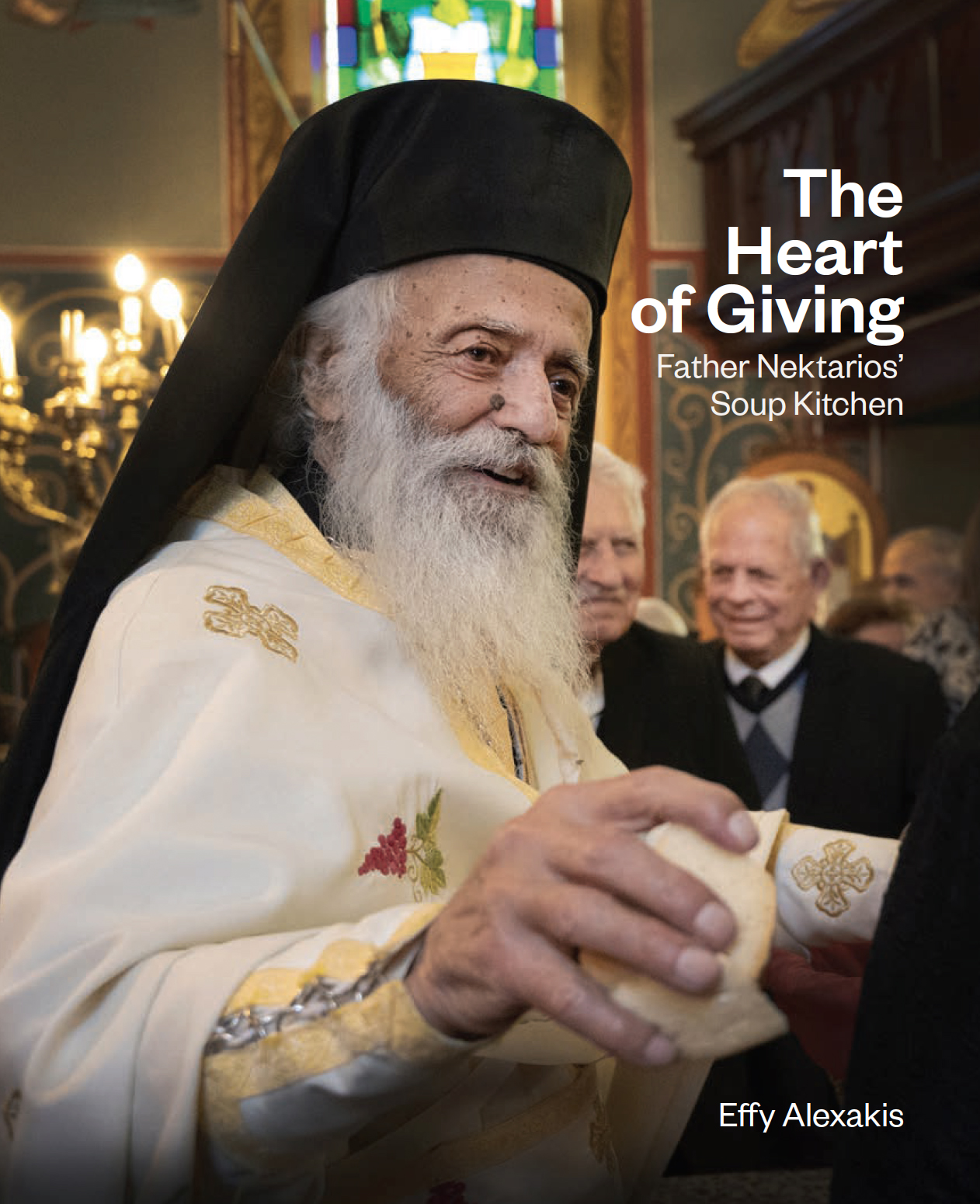 The Heart of Giving, Father Nektarios' Soup Kitchen (New Book cover)